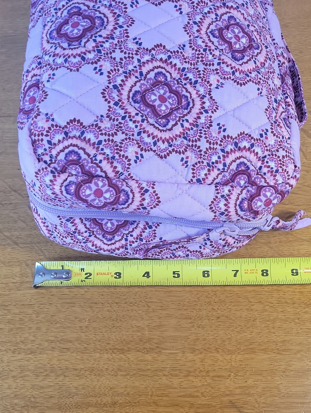 Vera Bradley Pink Quilted Medallion Print Cosmetic Case NWT